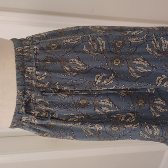 Yakira Bella dream catcher ruffled skirt elastic waist sheer lined drawstring XS - Picture 7 of 16